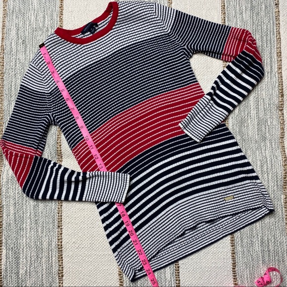 Tommy Hilfiger Striped Pullover Sweater Medium - Picture 4 of 7